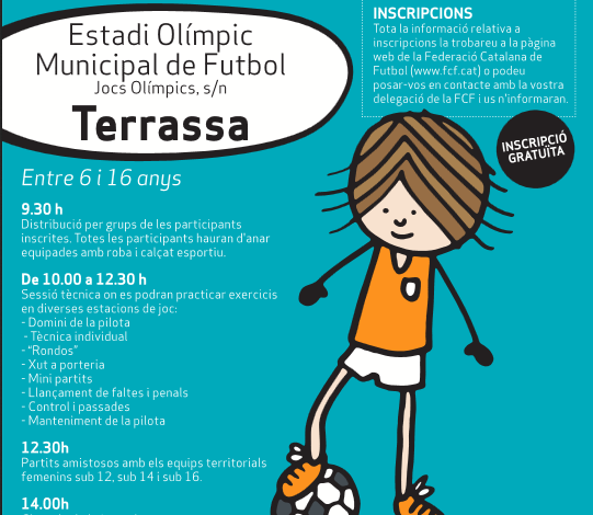 Jornada de futbol femení a Terrassa