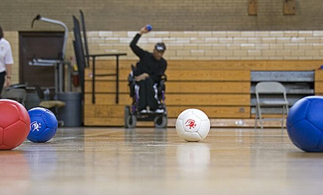 La boccia és un esport paralímpic