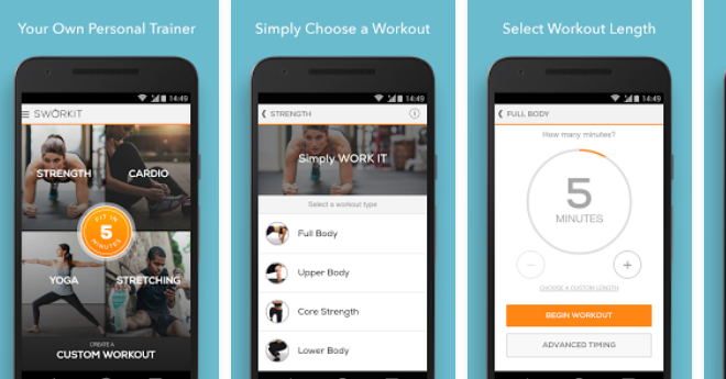 Sworkit Personalized Workouts